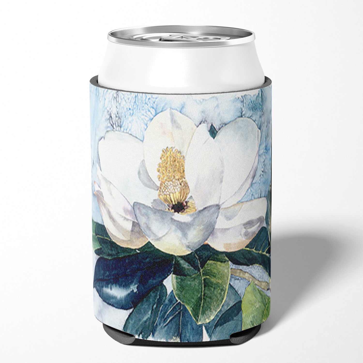 Flower - Magnolia Can or Bottle Beverage Insulator Hugger.
