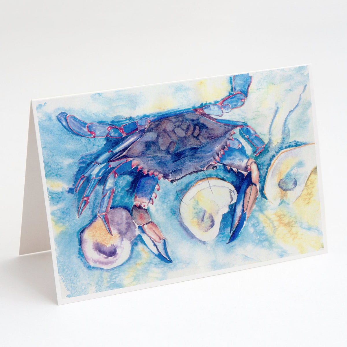 Buy this Crab and oyster Greeting Cards and Envelopes Pack of 8