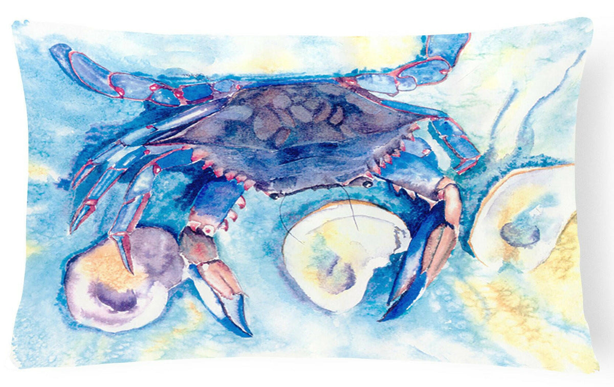 Crab     Canvas Fabric Decorative Pillow by Caroline&#39;s Treasures