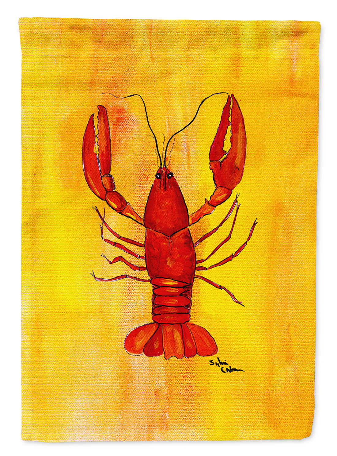 Crawfish  Flag Canvas House Size  the-store.com.