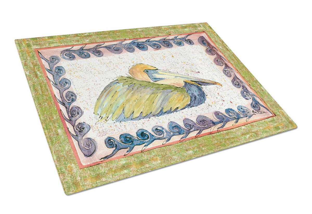 Pelican  Glass Cutting Board Large by Caroline&#39;s Treasures