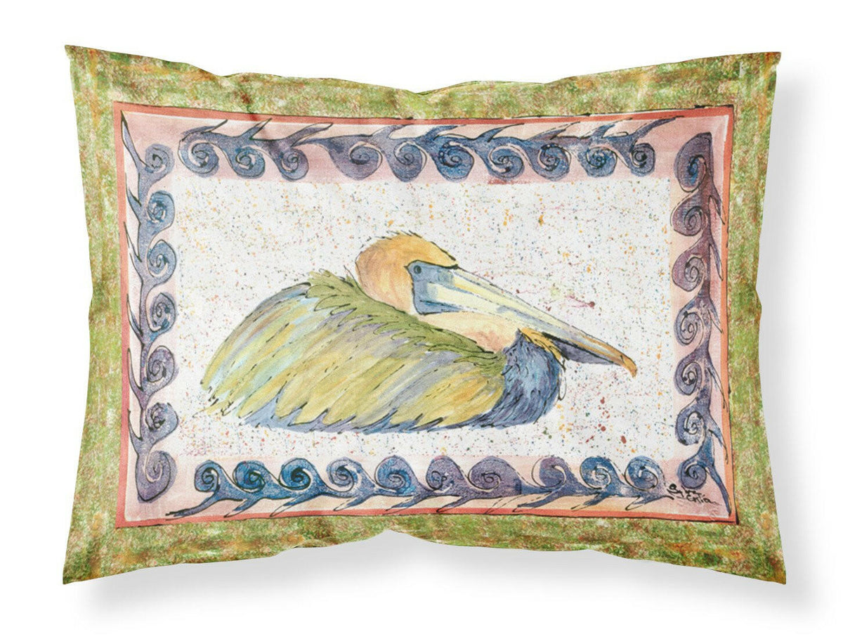 Bird - Pelican Moisture wicking Fabric standard pillowcase by Caroline&#39;s Treasures