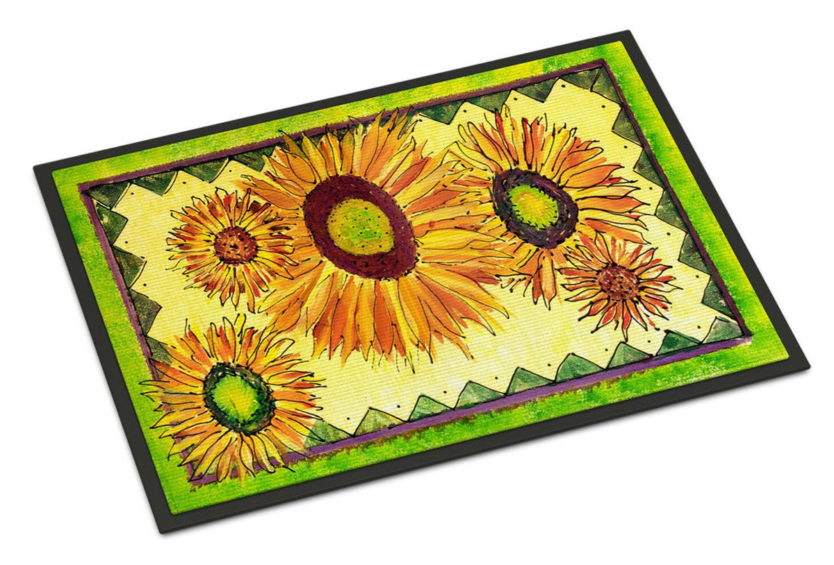 Flower - Sunflower Indoor or Outdoor Mat 24x36 Doormat - the-store.com