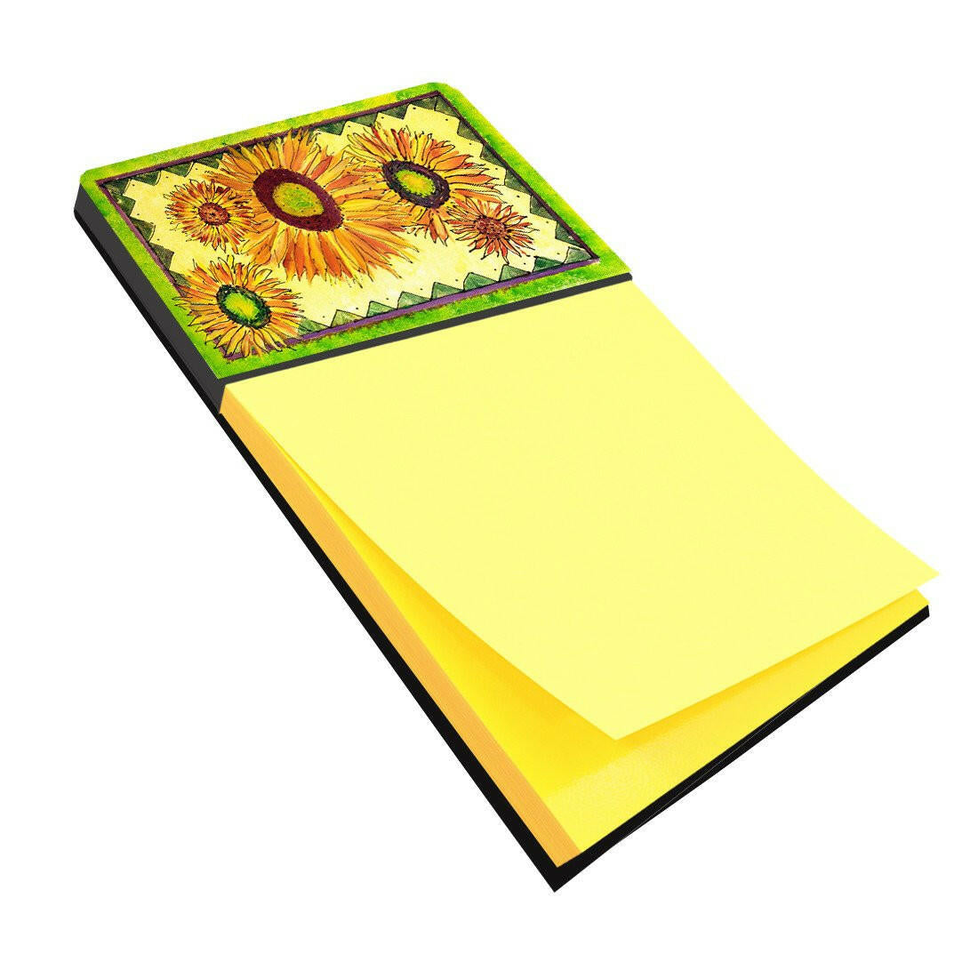 Flower - Sunflower Refiillable Sticky Note Holder or Postit Note Dispenser 8060SN by Caroline&#39;s Treasures