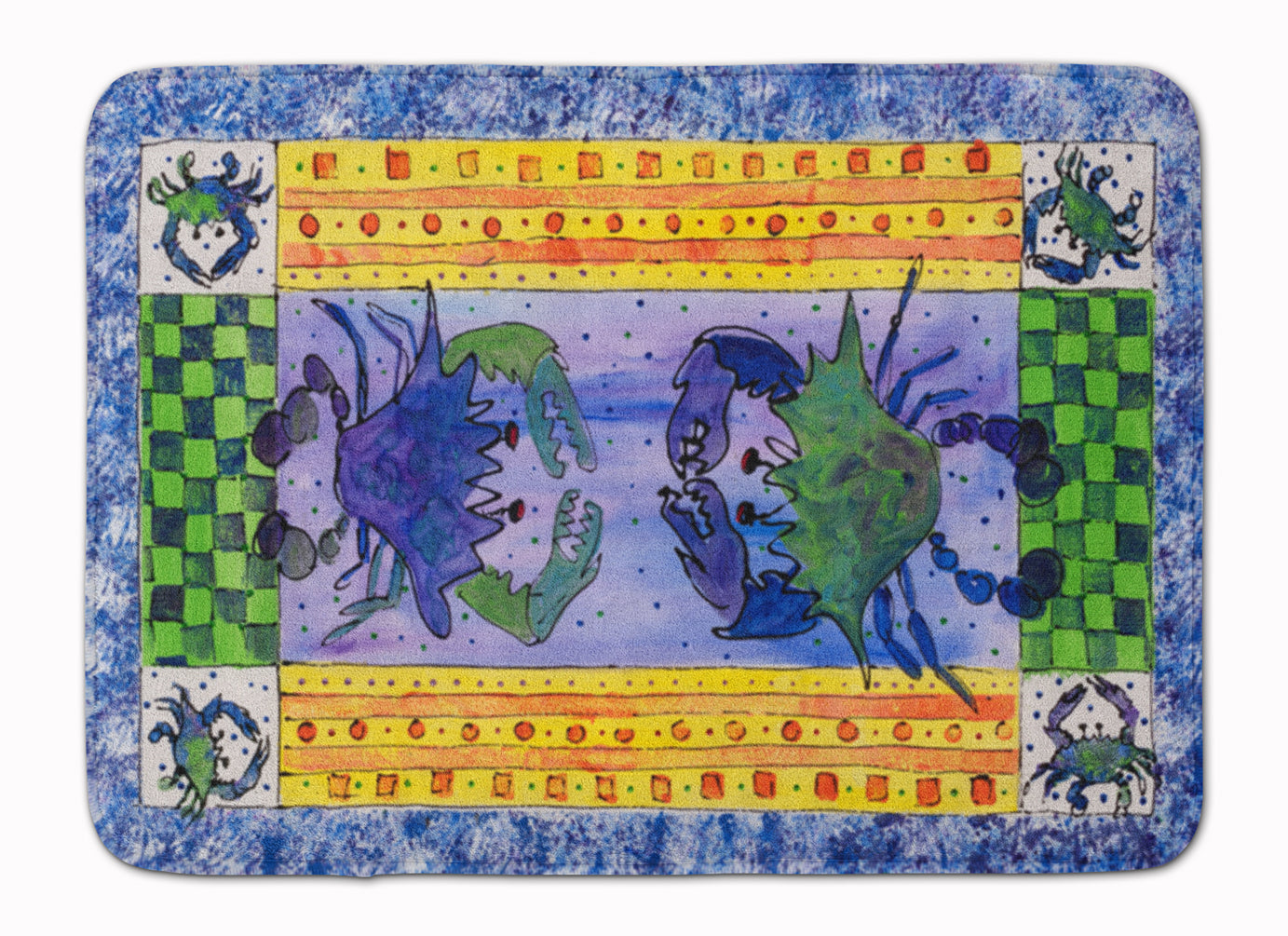 Caroline's Treasures Crab Machine Washable Memory Foam Mat