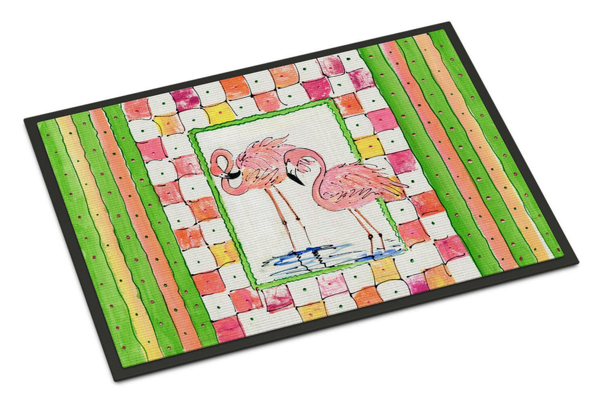 Bird - Flamingo Indoor or Outdoor Mat 24x36 Doormat - the-store.com