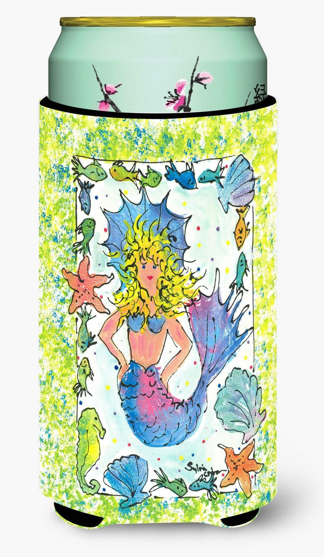 Mermaid  Tall Boy Beverage Insulator Beverage Insulator Hugger by Caroline&#39;s Treasures