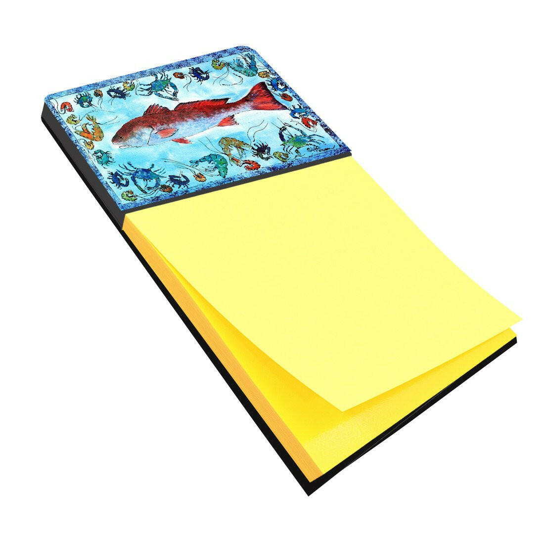Red Fish Refiillable Sticky Note Holder or Postit Note Dispenser 8087SN by Caroline's Treasures