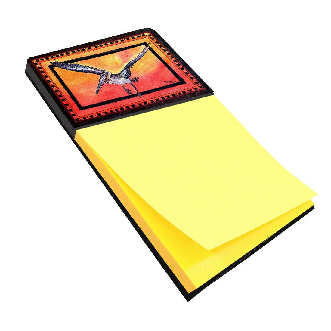 Bird - Pelican Refiillable Sticky Note Holder or Postit Note Dispenser 8095SN by Caroline&#39;s Treasures