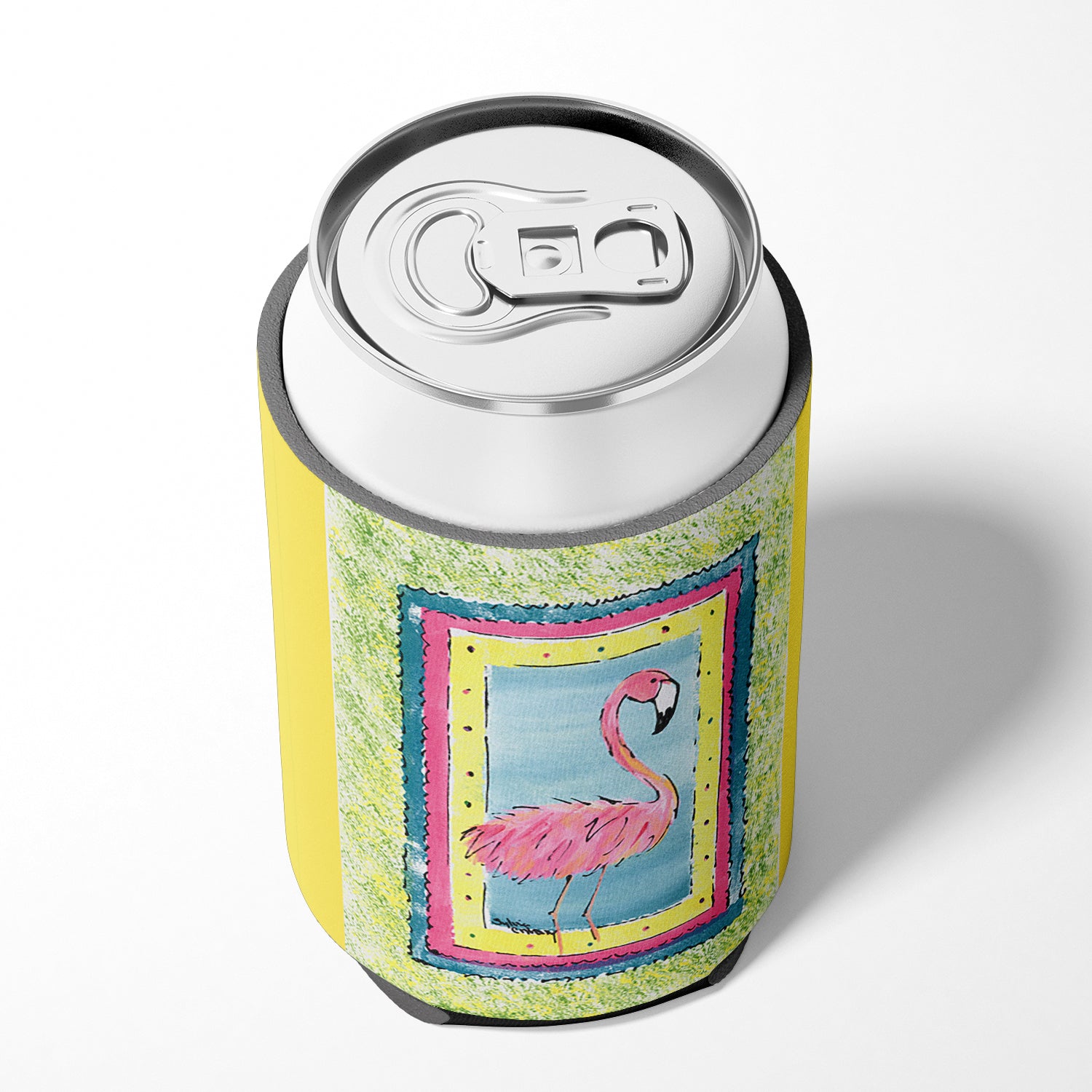 Bird - Flamingo Can or Bottle Beverage Insulator Hugger 8106.
