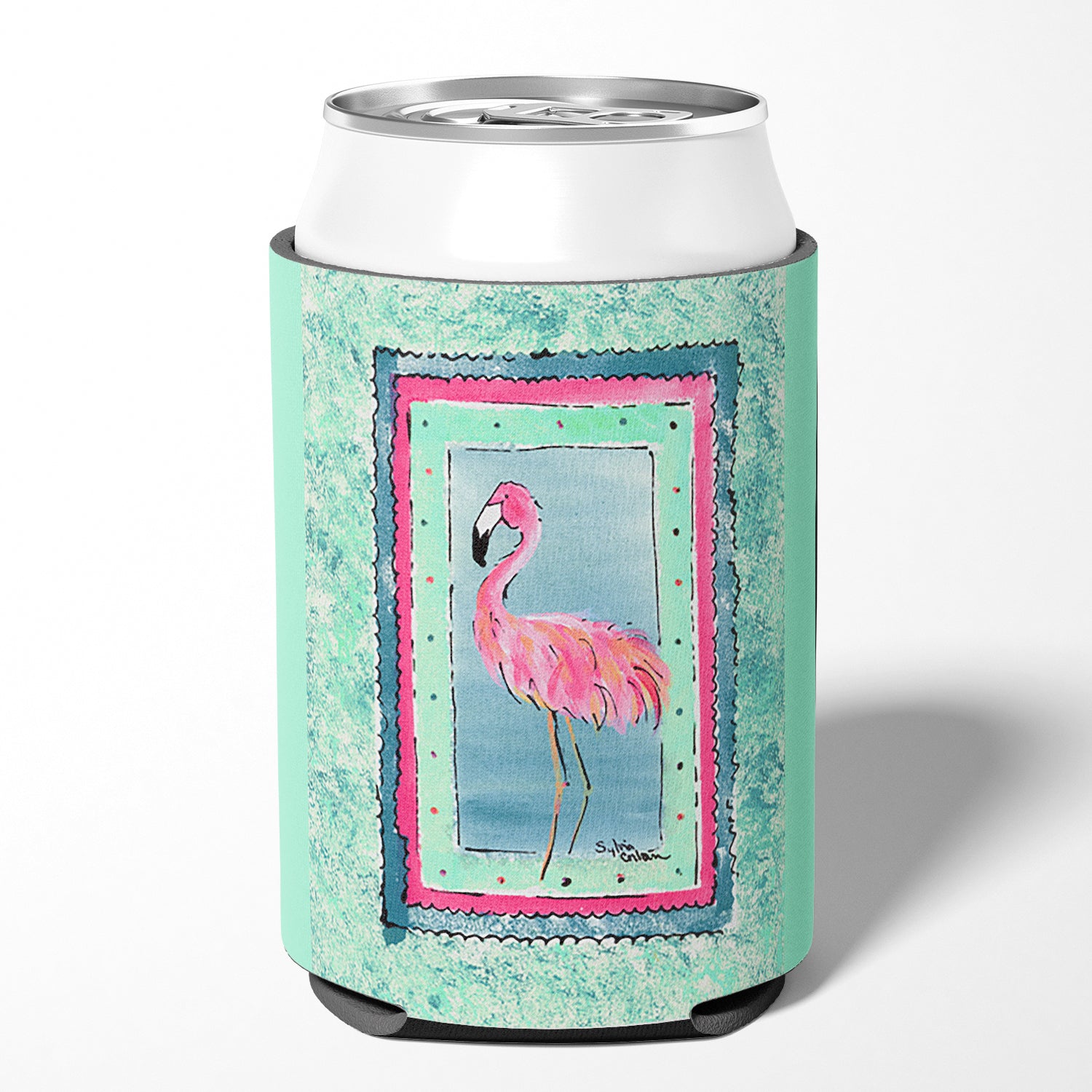 Bird - Flamingo Can ou Bottle Beverage Insulator Hugger 8107