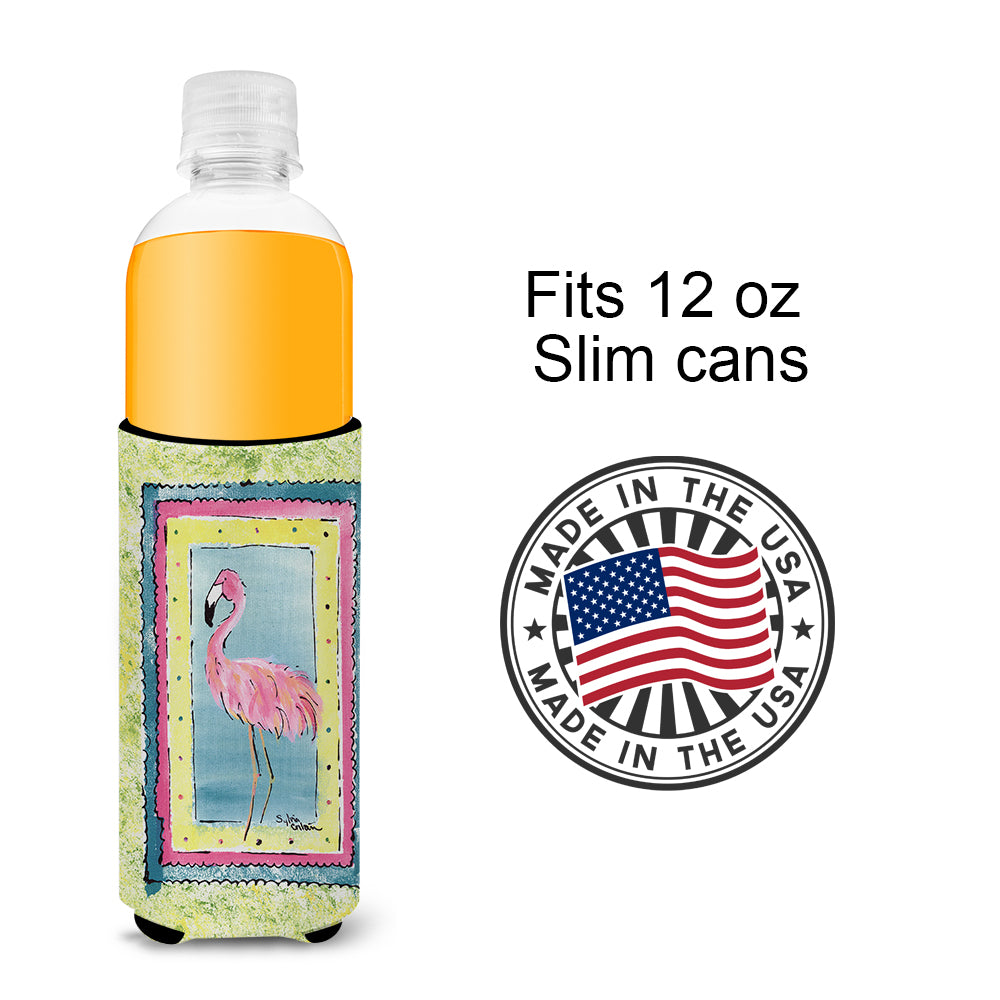 Bird - Flamingo Ultra Beverage Insulators for slim cans 8107MUK.
