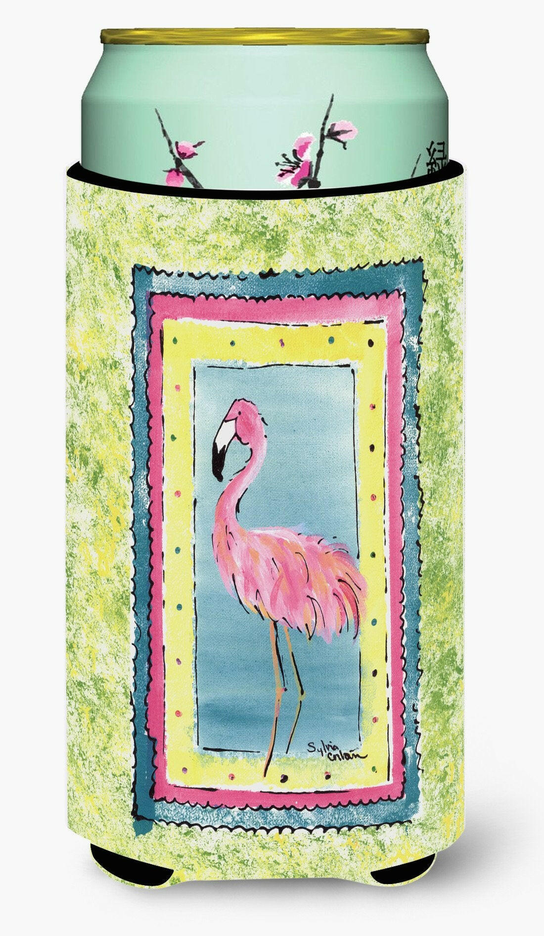 Bird - Flamingo  Tall Boy Beverage Insulator Beverage Insulator Hugger by Caroline's Treasures