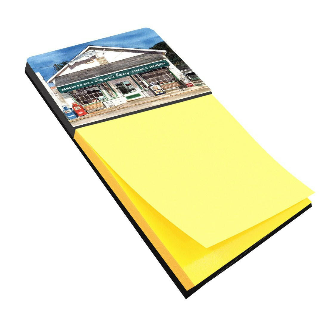 Trapani&#39;s Eatery Refiillable Sticky Note Holder or Postit Note Dispenser 8109SN by Caroline&#39;s Treasures