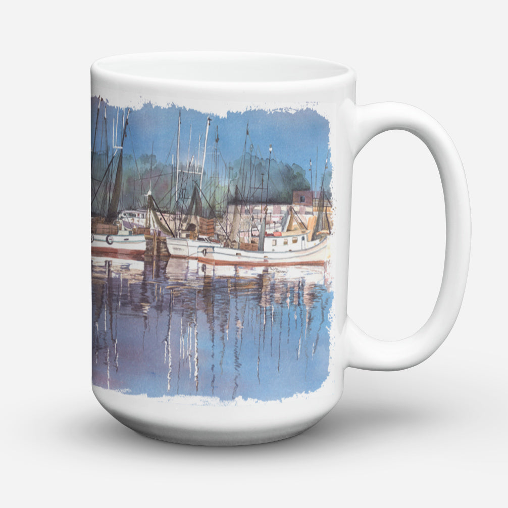 Caroline's Treasures Harbour Dishwasher Safe Microwavable Ceramic Coffee Mug 15 ounce 8112CM15