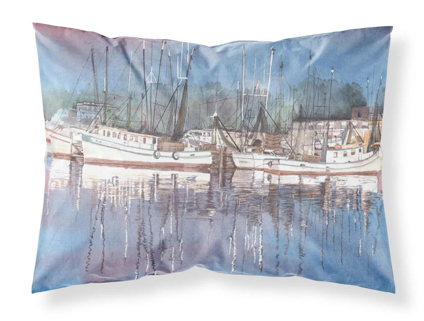 Harbour Moisture wicking Fabric standard pillowcase by Caroline's Treasures