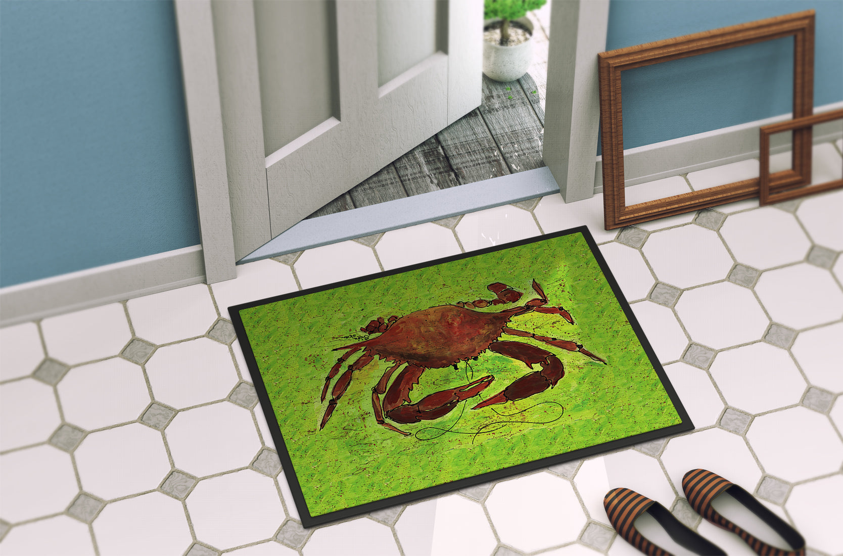 Crab Indoor or Outdoor Mat 18x27 8127 Doormat - the-store.com