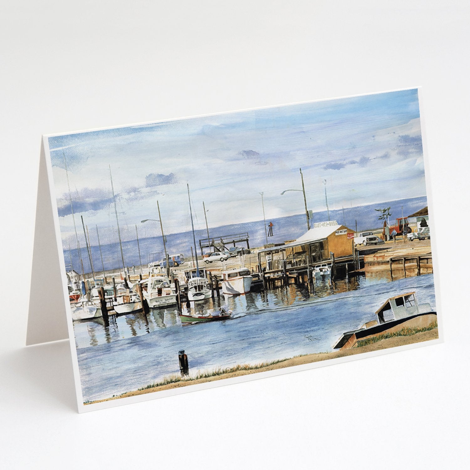 Buy this The Pass Bait Shop Greeting Cards and Envelopes Pack of 8