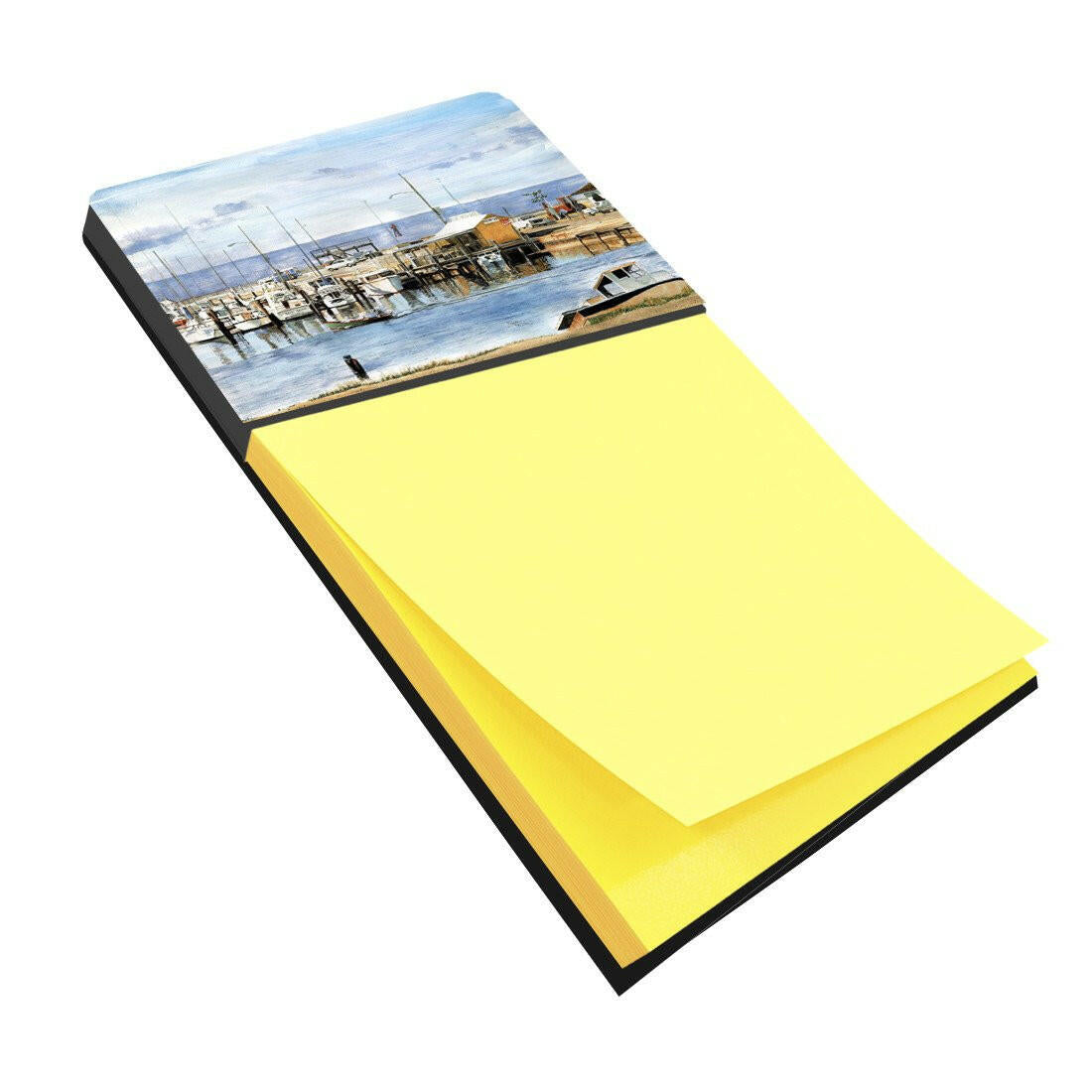 Caroline's Treasures The Pass Bait Shop Refiillable Sticky Note Holder or Note Dispenser 8129SN- Refiilable Desk Accessory Note Pad