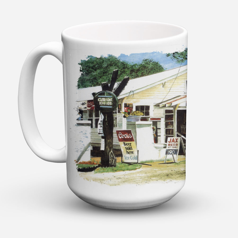 Caroline's Treasures Garcia's Grocery Dishwasher Safe Microwavable Ceramic Coffee Mug 15 ounce 8130CM15