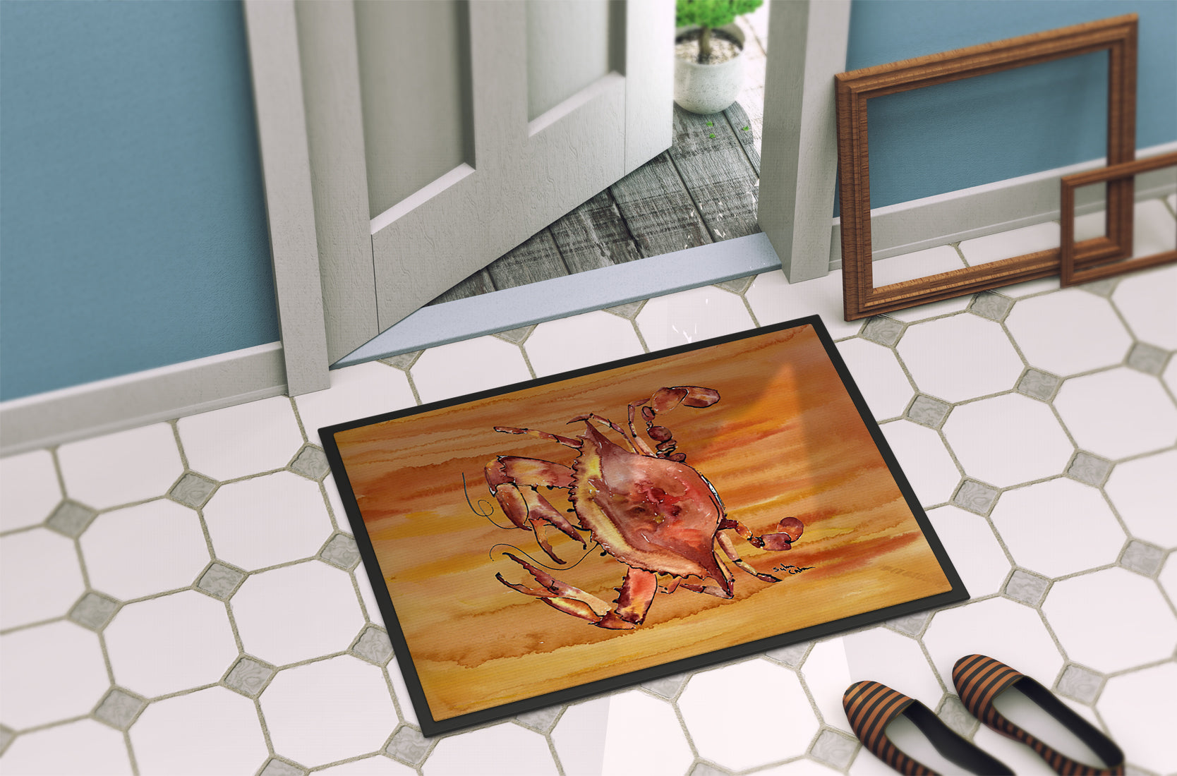 Crab Indoor or Outdoor Mat 18x27 8139 Doormat - the-store.com
