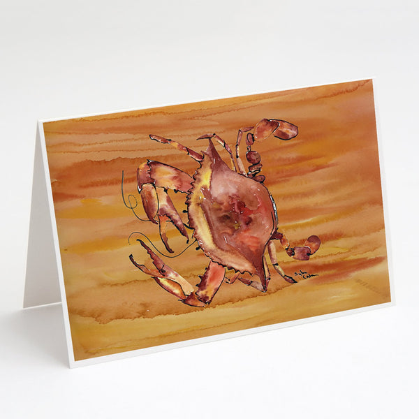 Buy this Cooked Crab Hot and Spicy Greeting Cards and Envelopes Pack of 8