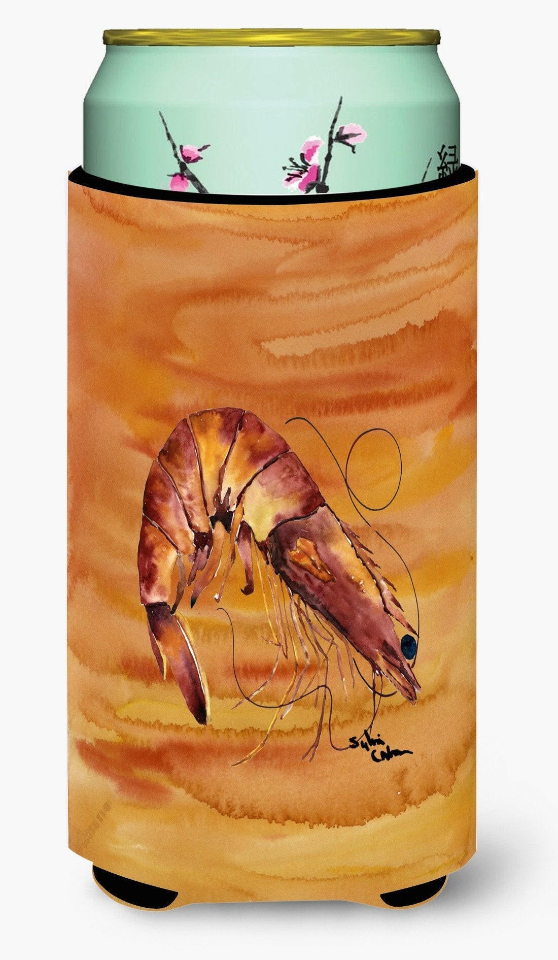Shrimp  Tall Boy Beverage Insulator Beverage Insulator Hugger by Caroline&#39;s Treasures