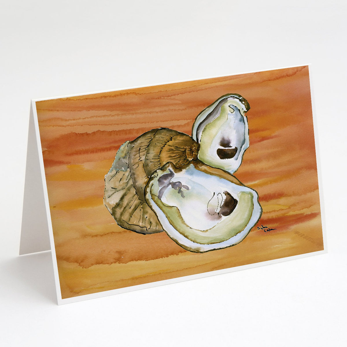 Buy this Oyster Hot and Spicy Greeting Cards and Envelopes Pack of 8