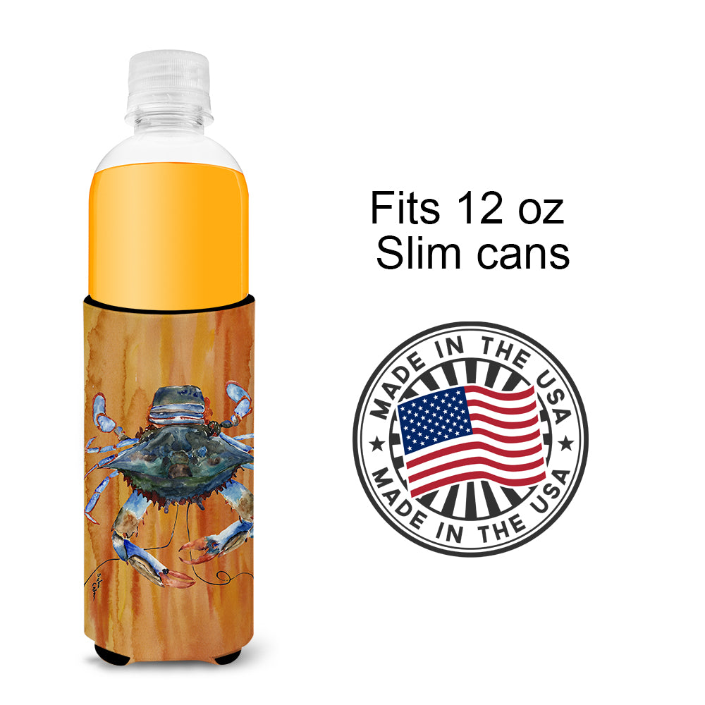 Female Blue Crab Spicy Hot Ultra Beverage Insulators for slim cans 8144MUK.