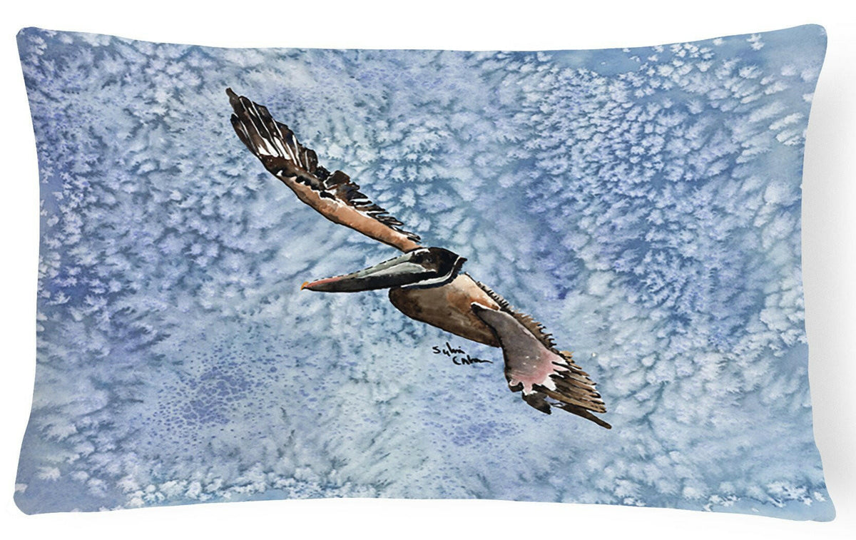 Pelican   Canvas Fabric Decorative Pillow by Caroline&#39;s Treasures