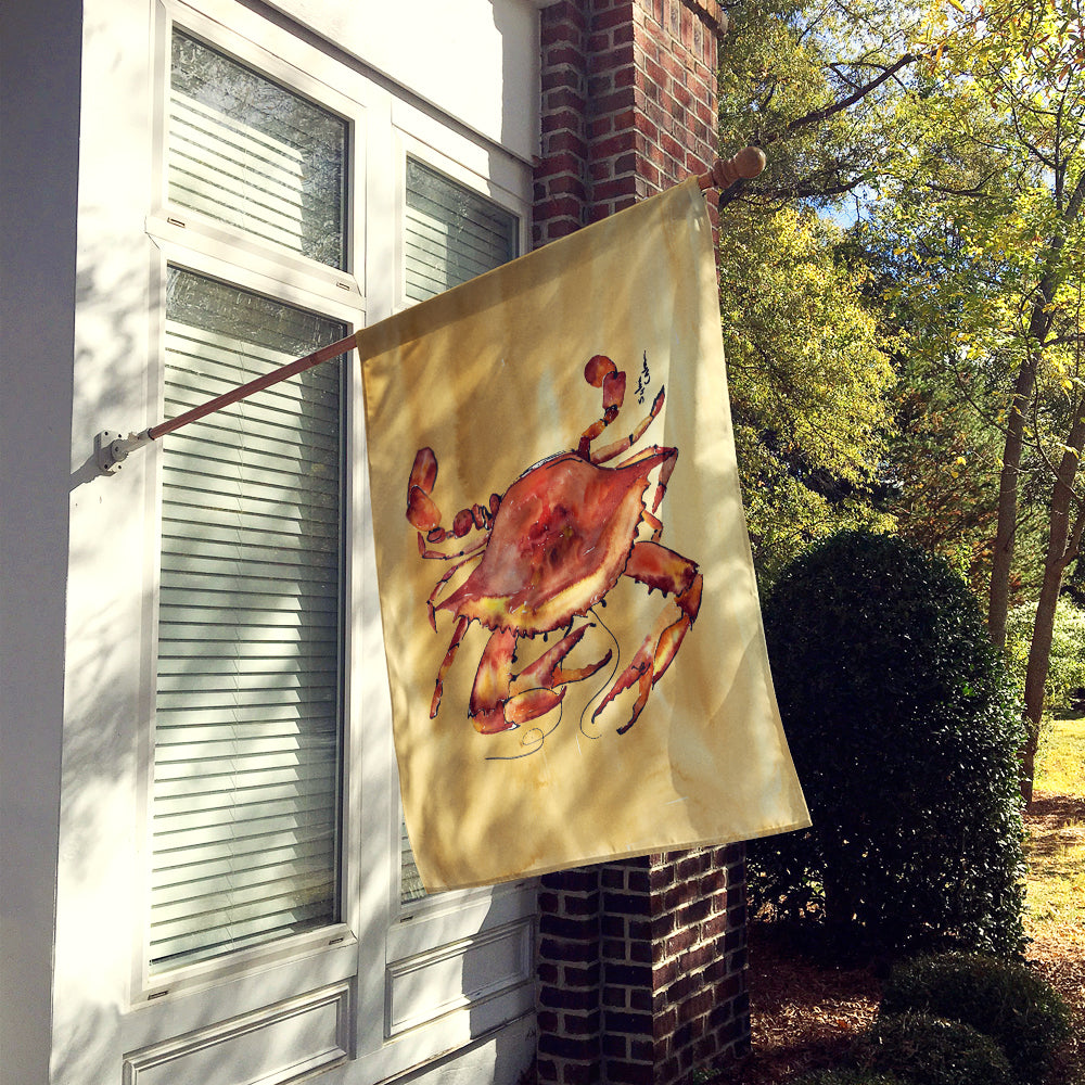 Crab  Flag Canvas House Size