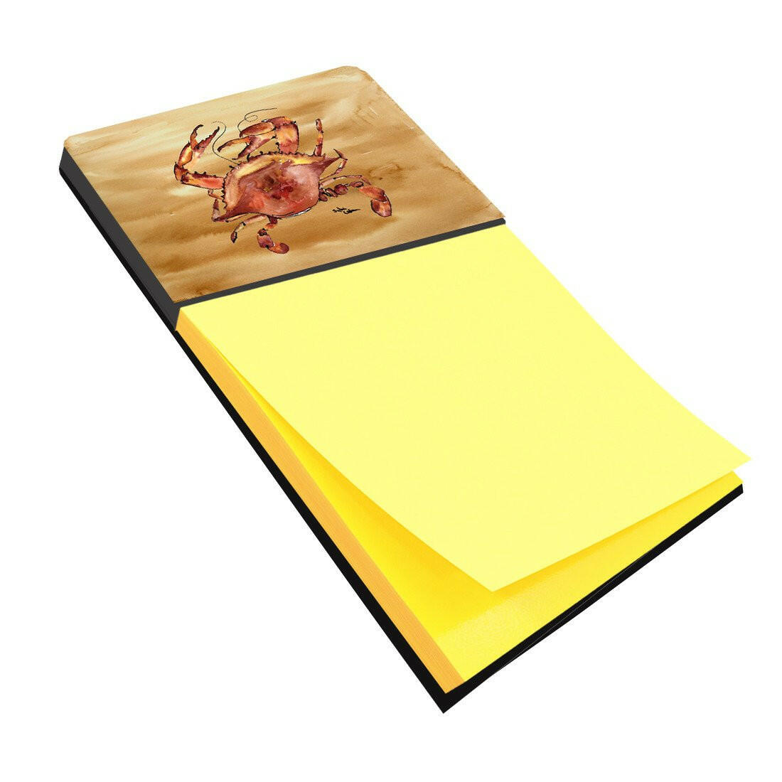 Cooked Crab Sandy Beach Refiillable Sticky Note Holder or Postit Note Dispenser 8154SN by Caroline's Treasures