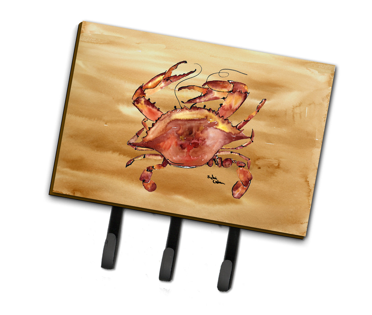 Cooked Crab Sandy Beach Leash or Key Holder