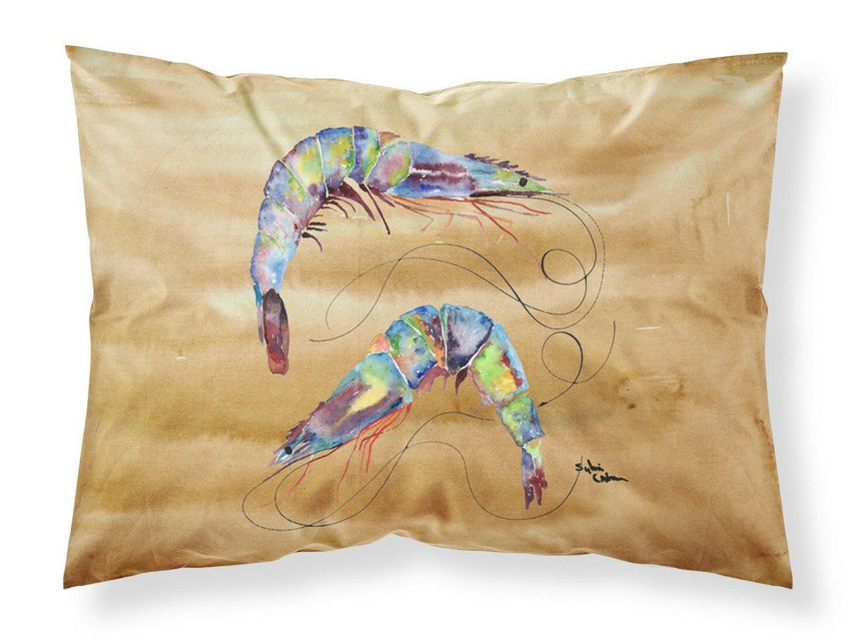 Shrimp Moisture wicking Fabric standard pillowcase by Caroline&#39;s Treasures