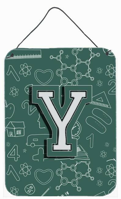 Caroline's Treasures Letter Y Back to School Initial Wall or Door Hanging Prints CJ2010-YDS1216