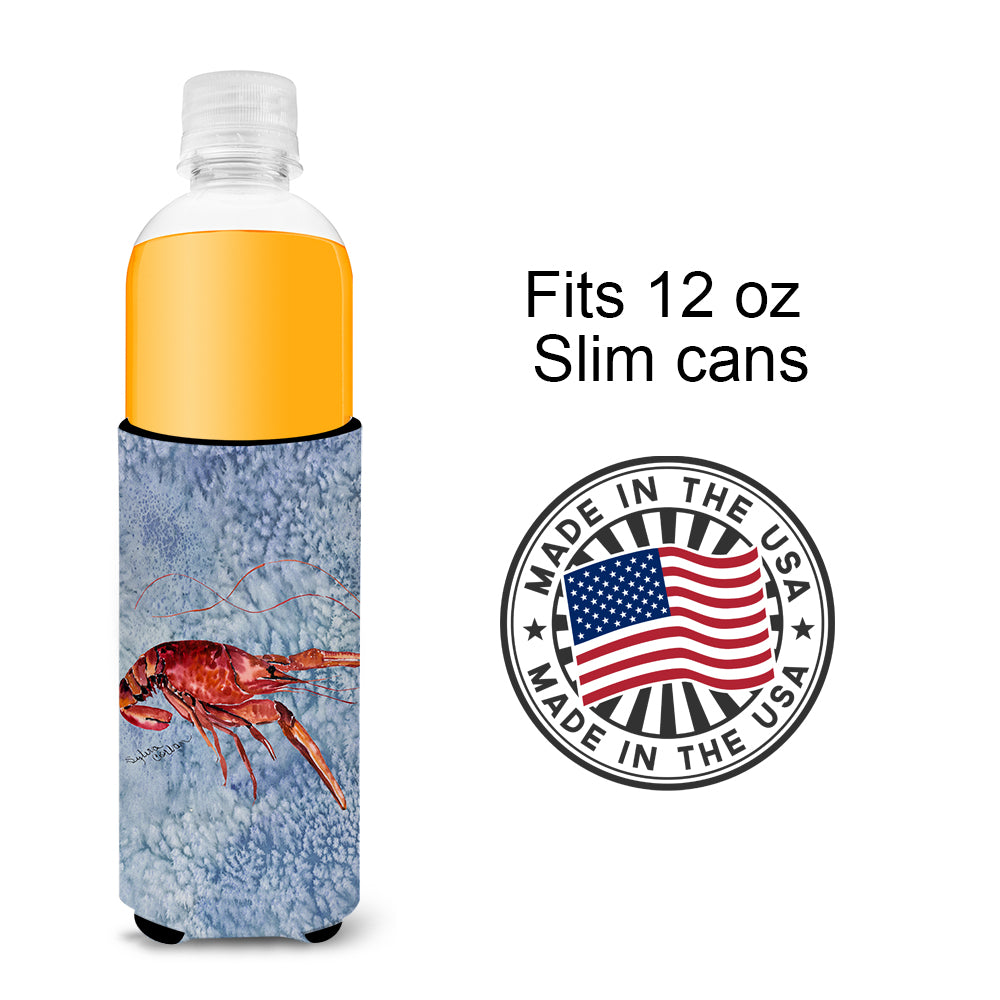 Crawfish Cool Water Ultra Beverage Insulators for slim cans 8231MUK.
