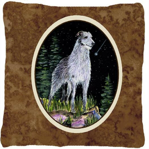 Starry Night Scottish Deerhound  Decorative   Canvas Fabric Pillow by Caroline&#39;s Treasures