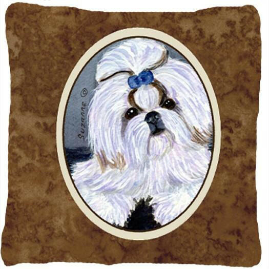 Shih Tzu Decorative   Canvas Fabric Pillow by Caroline's Treasures