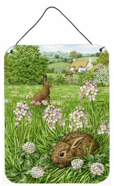 Leveret and Momma Rabbit Wall or Door Hanging Prints ASA2026DS1216 by Caroline's Treasures
