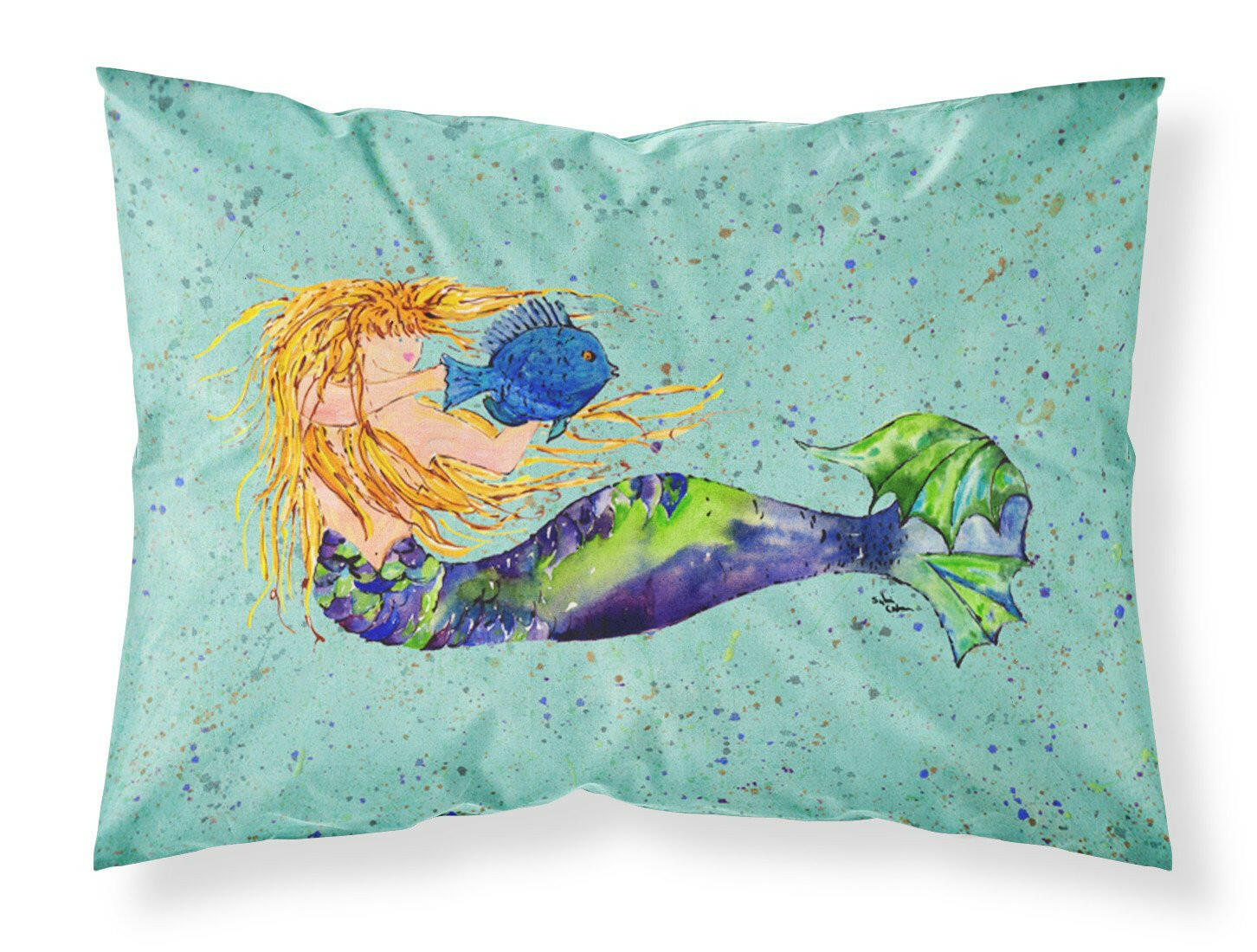 Mermaid Moisture wicking Fabric standard pillowcase by Caroline's Treasures