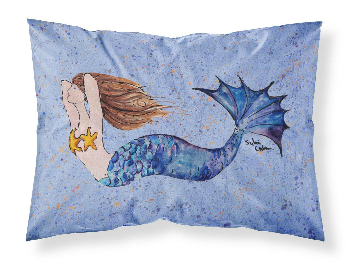 Mermaid  Moisture wicking Fabric standard pillowcase by Caroline's Treasures