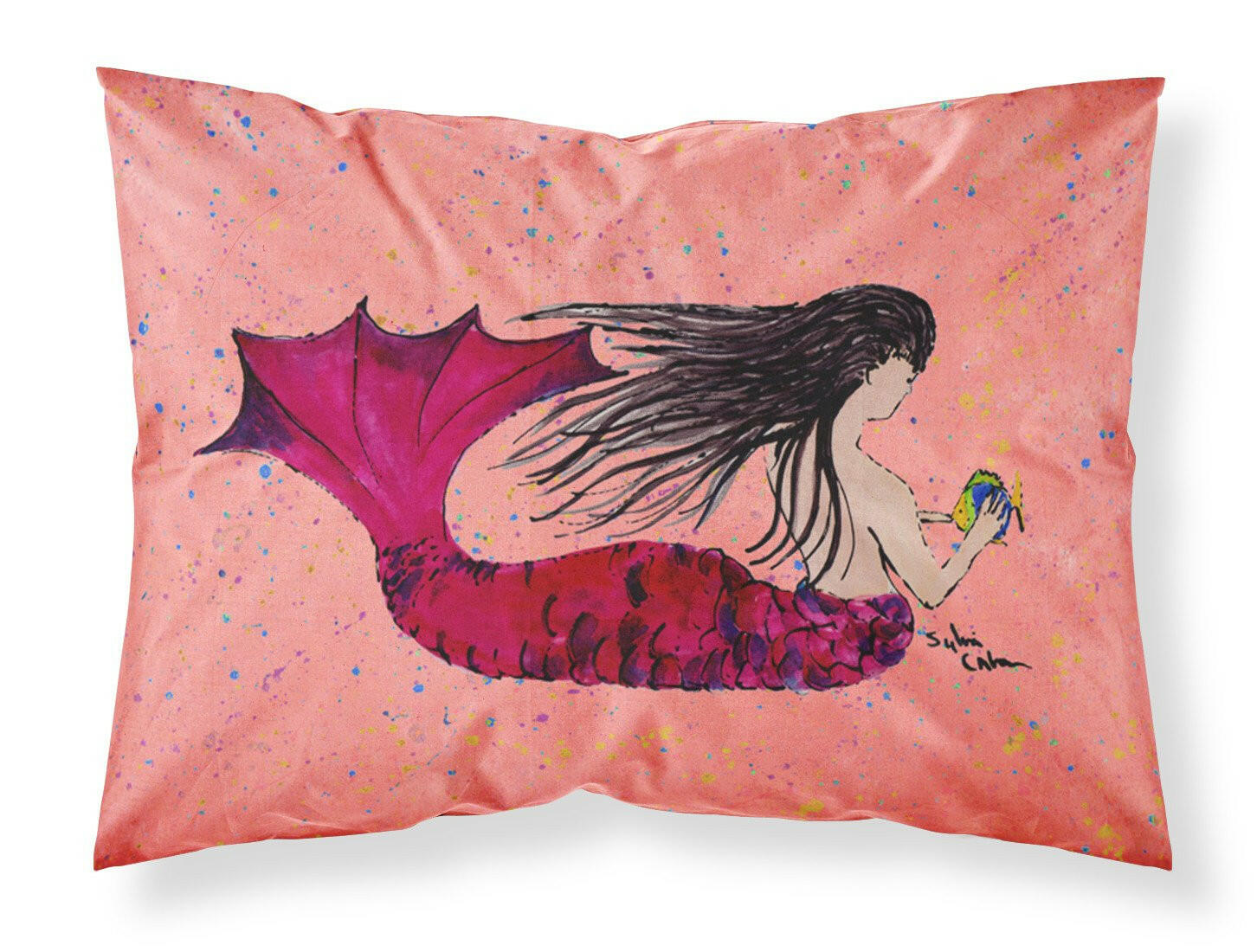 Mermaid Moisture wicking Fabric standard pillowcase by Caroline's Treasures