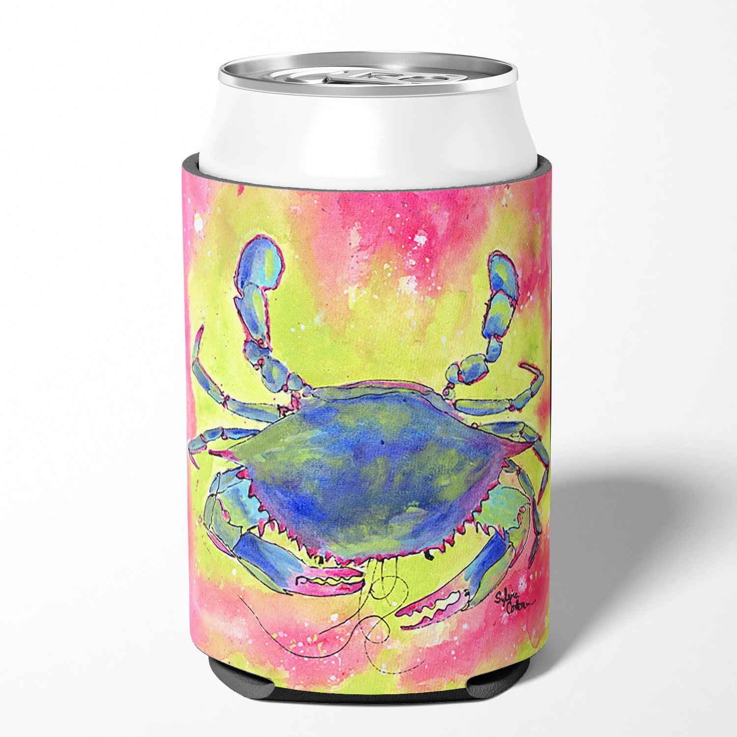Crab Can or Bottle Beverage Insulator Hugger.