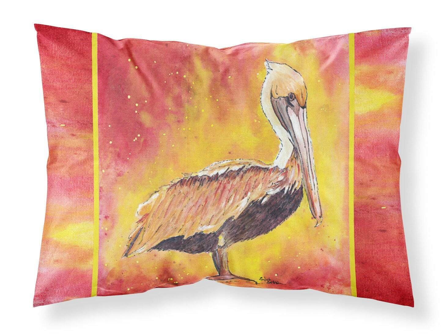 Pelican Moisture wicking Fabric standard pillowcase by Caroline's Treasures