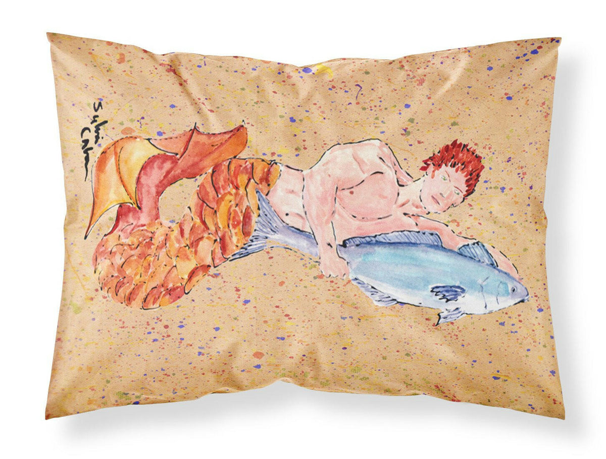 Merman Moisture wicking Fabric standard pillowcase by Caroline&#39;s Treasures