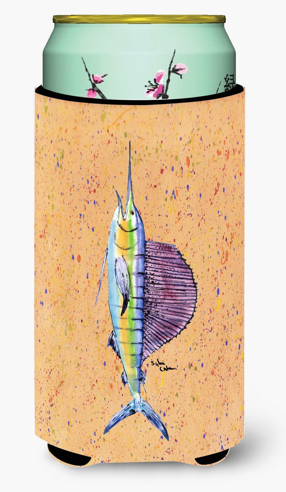 Fish Sailfish  Tall Boy Beverage Insulator Beverage Insulator Hugger by Caroline&#39;s Treasures