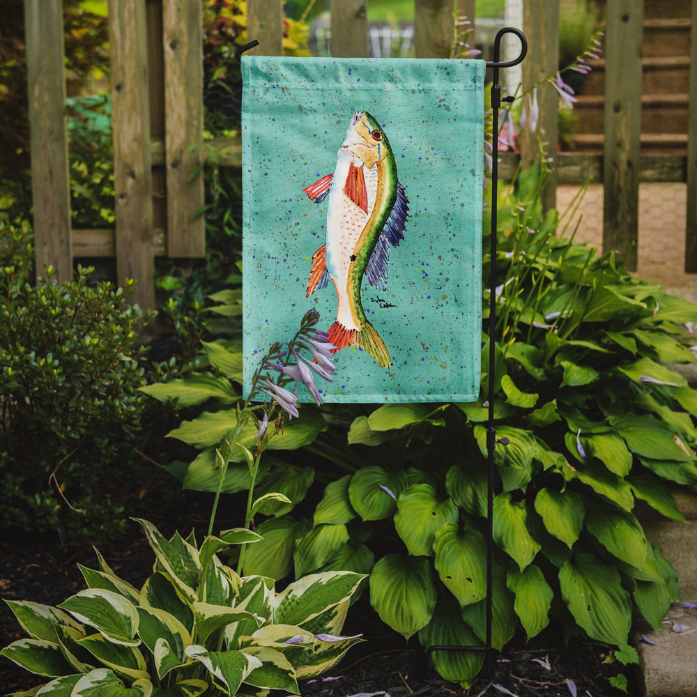 Caroline's Treasures Fish Mutton Snapper Garden Flag – Decorative Outdoor Yard Flag