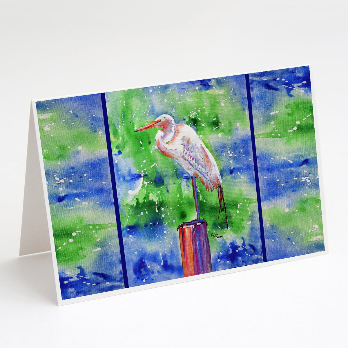 Buy this Egret Greeting Cards and Envelopes Pack of 8