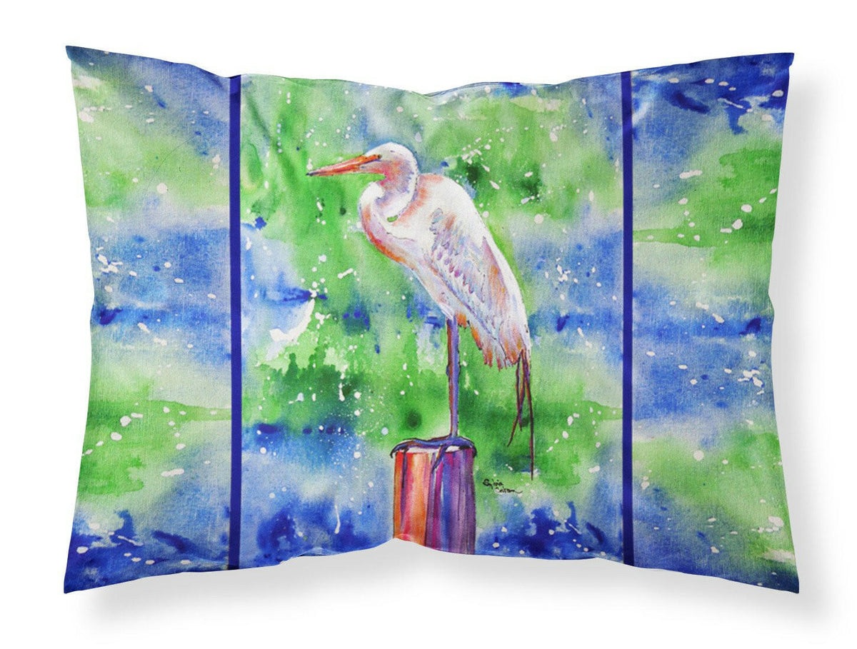 Egret Moisture wicking Fabric standard pillowcase by Caroline&#39;s Treasures