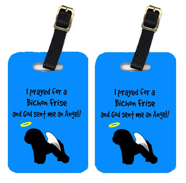 Pair of 2 Bichon Frise Luggage Tags by Caroline&#39;s Treasures